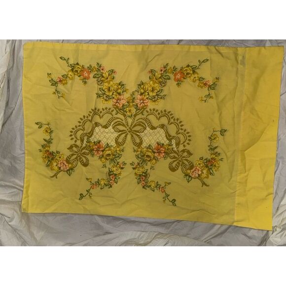 Vintage pillow cases 1970"s mismatched bundle of three - Picture 5 of 5